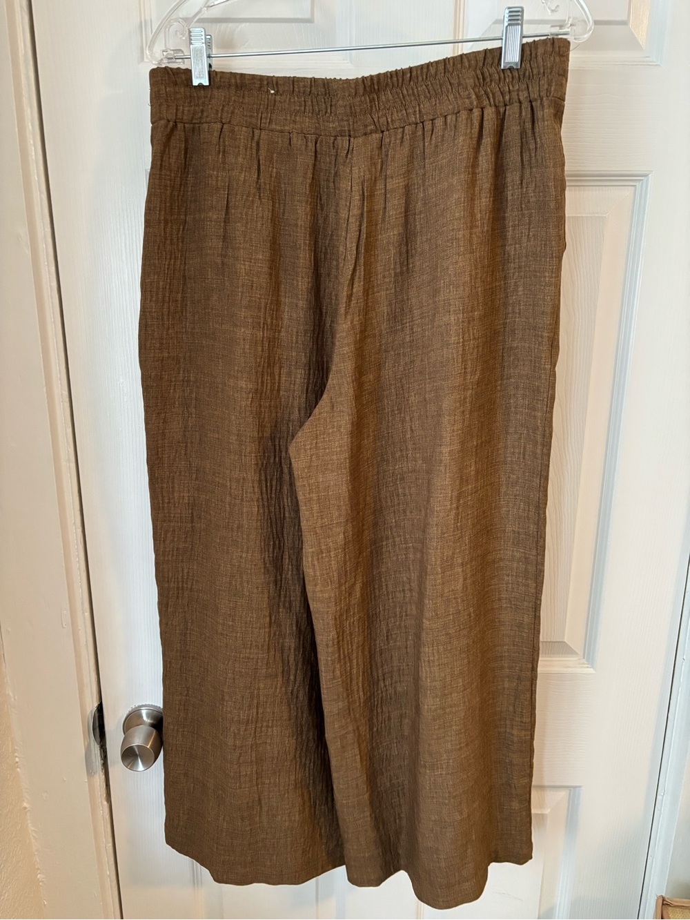 Max Studio Wide-Leg Pants in Brown - Picture 3 of 3